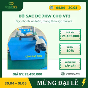 BỘ SẠC DC 7KW CHO VF3
